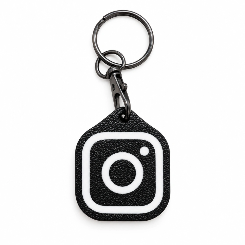 Chytrý NFC přívěsek – Instagram – černý