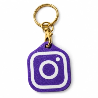 Chytrý NFC přívěsek – Instagram – fialový